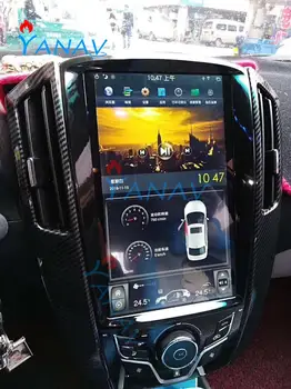 13,6 инча Android 9,0 Tesla Стил Автомобилен GPS Оттичане на Екрана За по-Luxgen U6 2014-2016 Стерео радио Авто мултимедиен плейър GPS na