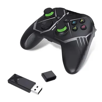 2.4 g Безжична Гейминг Контролер за Въртене на 360 градуса 3d Джойстик Вградена Батерия 600 ма Геймпад е Съвместим С Xbox One