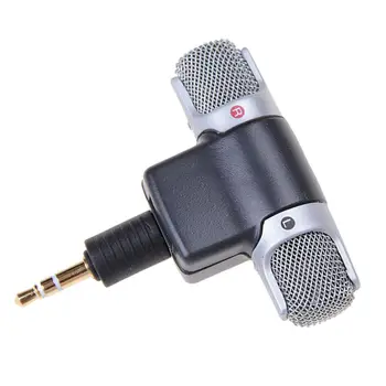 3,5 мм стерео электретный кондензаторен микрофон за запис на цифрови медии, чудесно за DAT, NT и MD записващи устройства