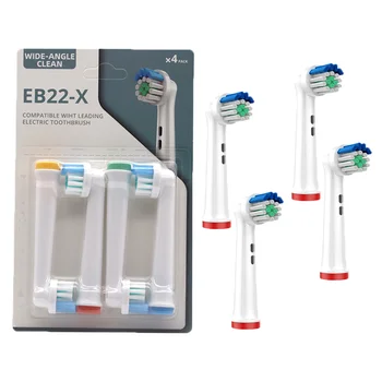 4 Сменяеми глави за електрическа четка за зъби Oral-B Подходящи за Advance Power/Pro Health /Triumph / 3D Excel /Vitality Precision EB22-X