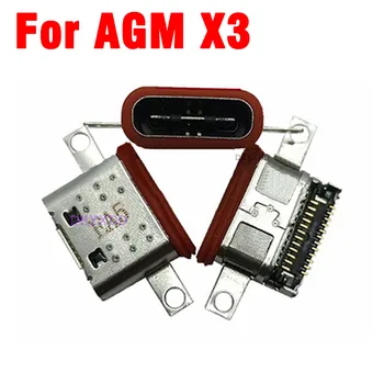 5 бр. Тип-C USB Порт За Зареждане Конектор Захранване dc Жак За AGM X3 Жак за Контакти