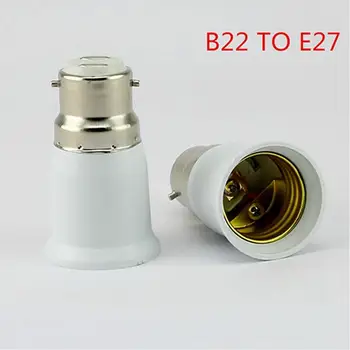 B22-E27, Лампа с нажежаема жичка Основата на Гнездото Лампи Датчик Винт Едисон в байонетную капак