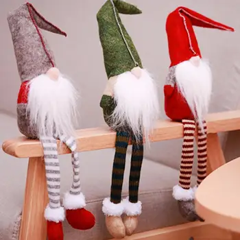 PATIMATE Коледна Украса Дългокраката Горска Фея Кукла Забавни Коледни Декорации За Дома 2022 Навидад Подаръци За Нова Година 2023