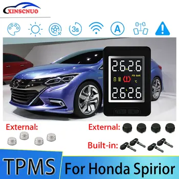 Автомобилна ГУМИТЕ XINSCNUO За Honda Spirior Система за контрол на налягането и температурата в гумите с 4 сензори