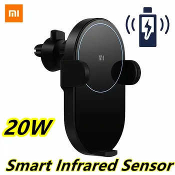 Автомобилното Безжично Зарядно Устройство Xiaomi Mi 12 11 10 Оригинално 20 W с Умен Инфрачервен Датчик за Бързо Зареждане на Притежателя на мобилен телефон WCJ02ZM