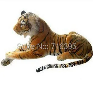 Безплатна доставка 2014 Плюшен играчка на тъканта, кукла изкуствен тигър южно-китайския тигър играчка плюшен тигър ультрареалистичное моделиране Тигър 819