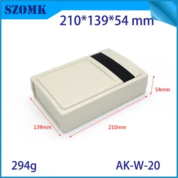 едно парче szomk Висококачествен ABS материал, цвят бял пластмасов монтиране на електронно оборудване 210*139*54 мм