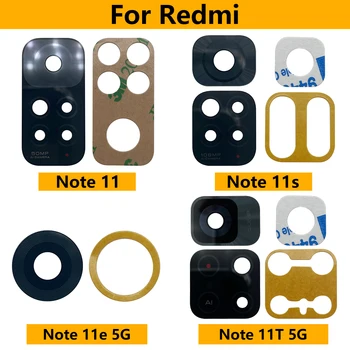 Задната стъклен капак на обектива на задната камера с подмяна на Рамка За Redmi Note 11S 11 11T 5G / Redmi Note 11 Pro Plus