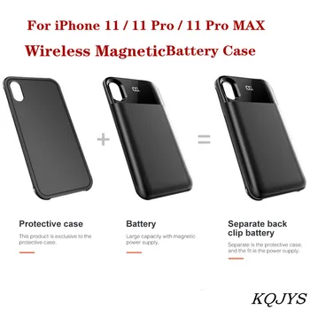 Калъф За Зарядното устройство KQJYS за iPhone 11 11 Pro, Задната част на кутията, 5000 mah, Калъф за Зареждане на Powerbank За iPhone 11 Pro Max, Калъф за батерията