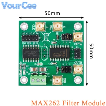 Модул филтър MAX262 Универсален Програмируем Филтър за Висока/Ниска Честота Полосовой Програмируем Централна Честота SPI Сериен