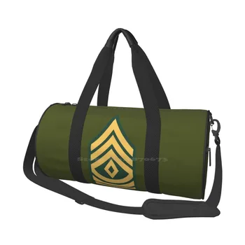 Съединените Щати Военно звание армията на САЩ - Първия сержант E8 Чанта През рамо Чанта за багаж Чанта за Пазаруване на Мъжки Дамски САЩ Сащ